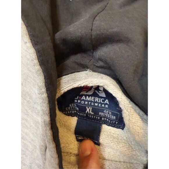 Size XL - vintage Y2K Iowa Hawkeyes J. America sweatshirt crewneck embroidered - Picture 4 of 6